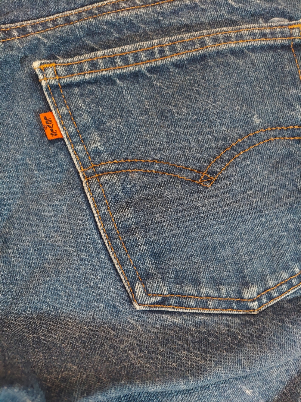 Levi’s 505 Regular Fit Men’s Jeans 36x32 Straight Leg Medium Wash Denim GUC - Picture 10 of 12